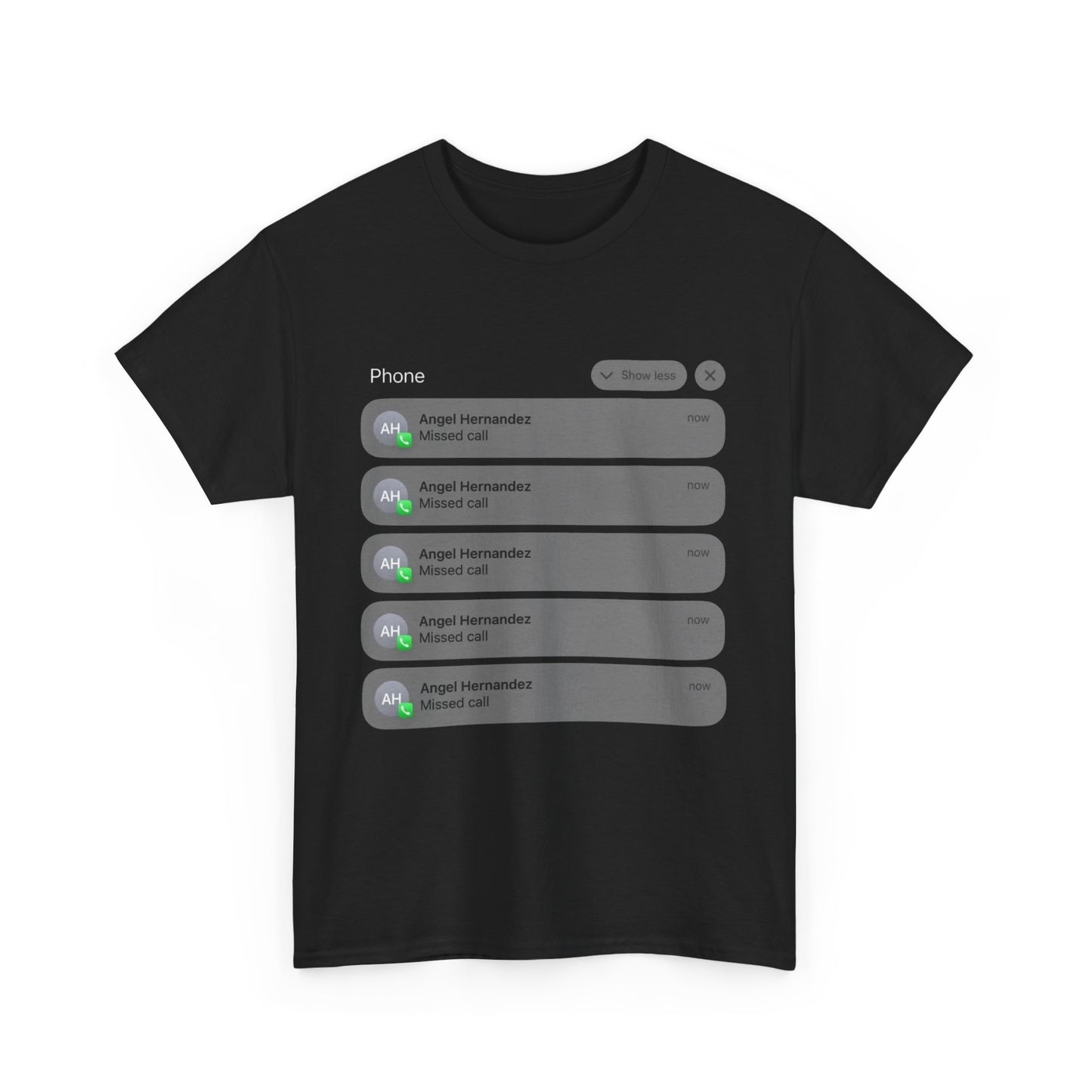 Angel Hernandez missed call T-shirt