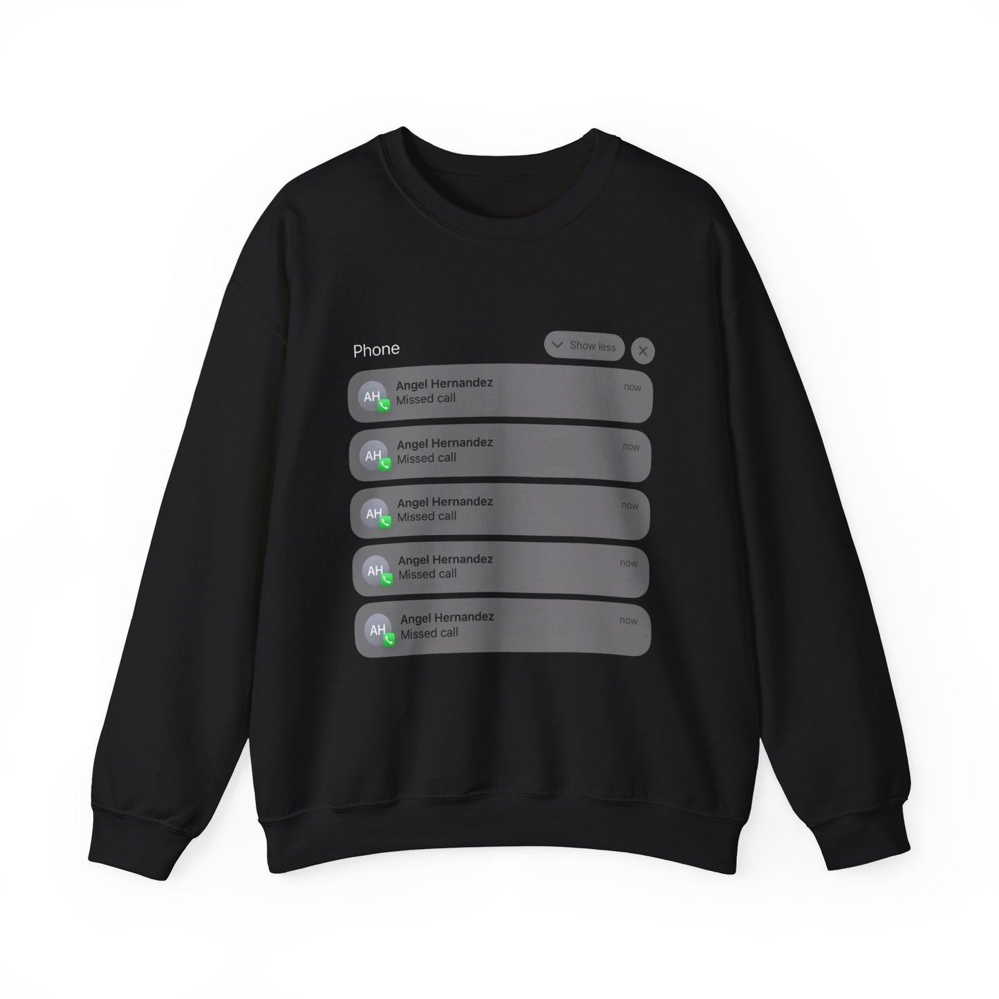 Angel Hernandez missed call sweatshirt