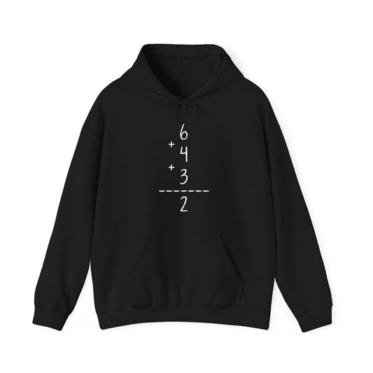 6+4+3=2 hoodie